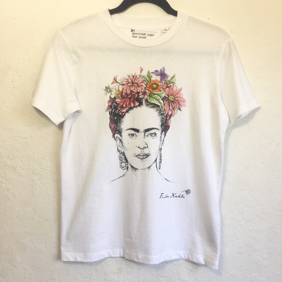 Topshop Tops - Topshop Tee & Cake Frida Kahlo Tee Shirt